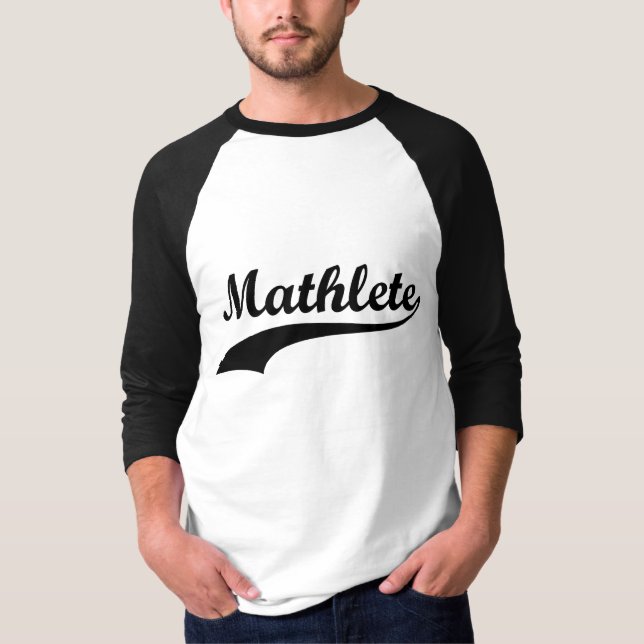 Mathlete skjorta tee shirt (Framsida)