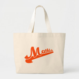 Mathlete slogan för mathälskare jumbo tygkasse