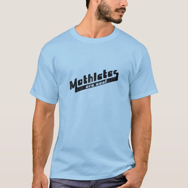 Mathletes är kall t shirt (Framsida)