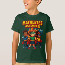 Mathletes Assemble Superhjälte School Tee