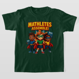 Mathletes Assemble Superhjälte School Tee