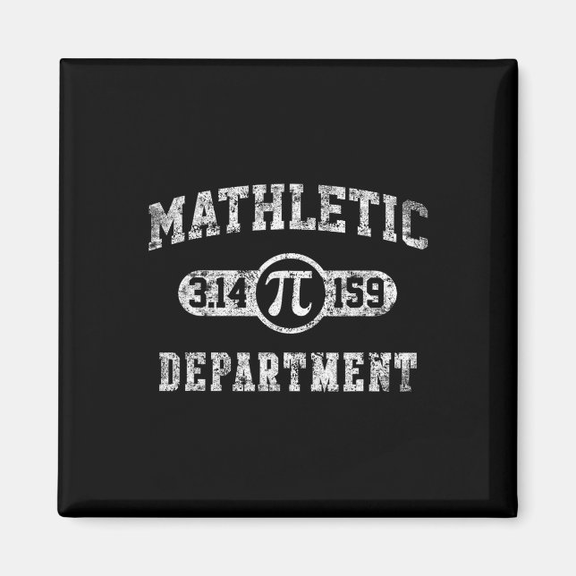Mathletic Department 3.14159 Pi Day Matematiklärar Magnet (Framsidan)