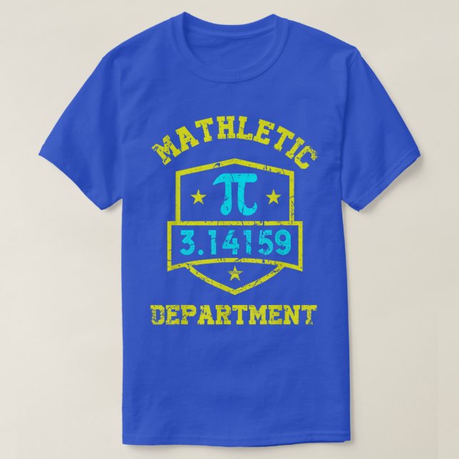 Mathletic Department Funy Math Teacher Student Pi T Shirt (Design framsida)