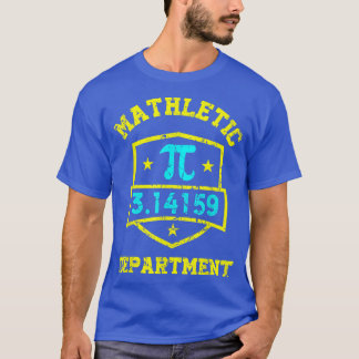 Mathletic Department Funy Math Teacher Student Pi T Shirt