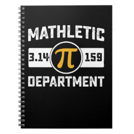 Mathletic Department Pi Day Math Vintage Anteckningsbok