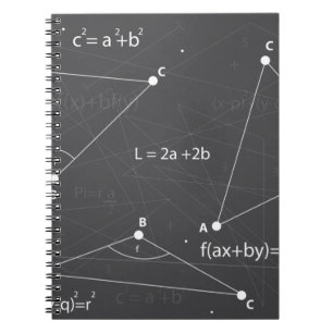 Mathlikställande Anteckningsbok Med Spiral
