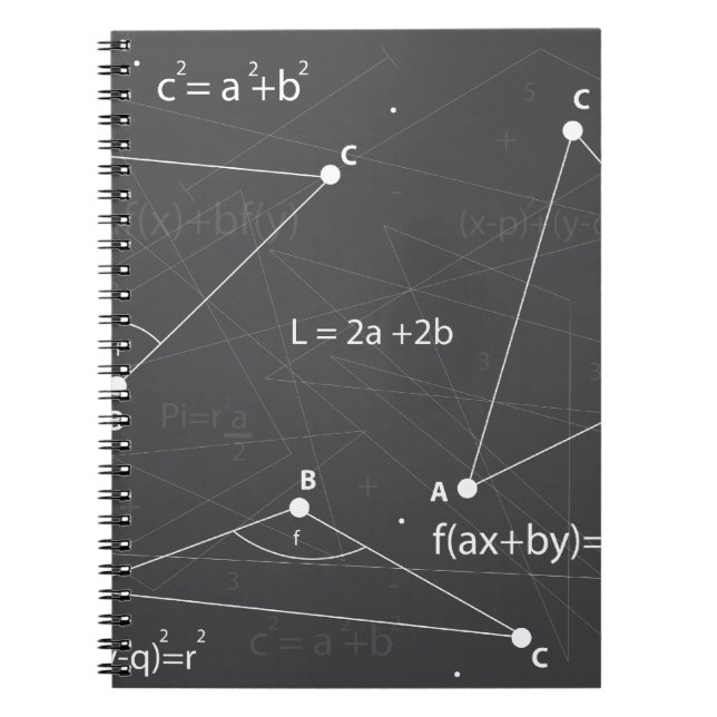 Mathlikställande Anteckningsbok Med Spiral (Framsidan)