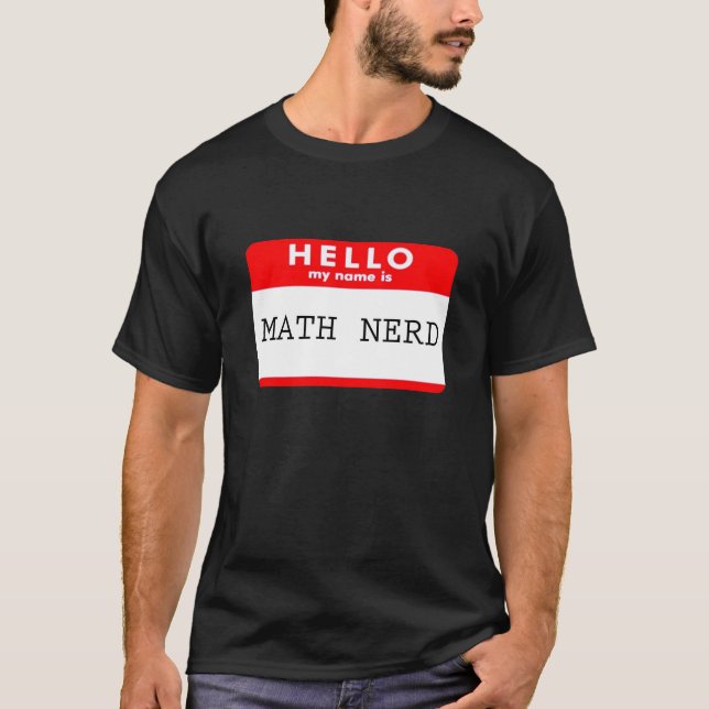 MathNerd Tee Shirt (Framsida)