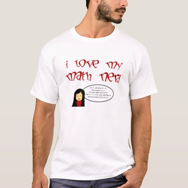 MathNerdT-tröja Tee Shirt (Framsida)