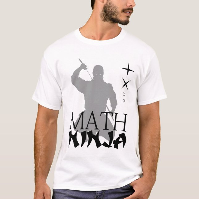 mathninja t-shirt (Framsida)