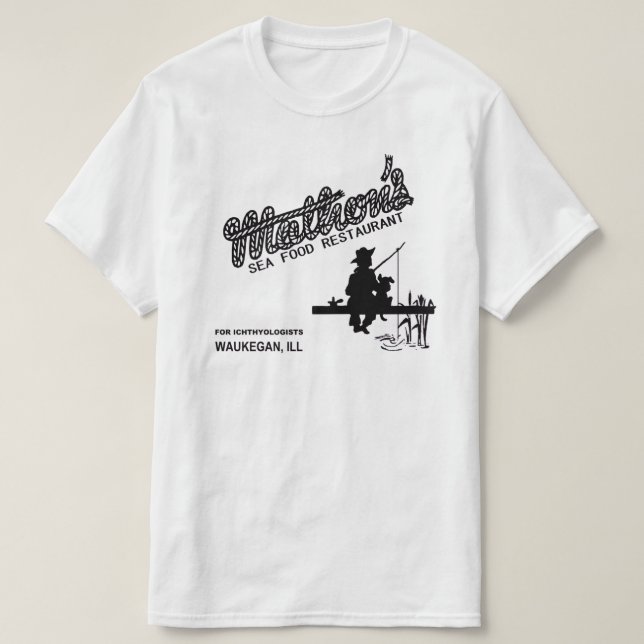 Mathons matrestaurang, Waukegan, Illinois Tee (Design framsida)