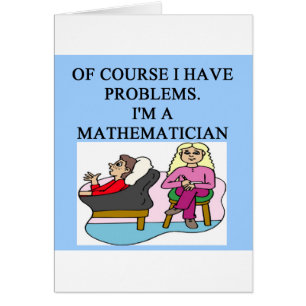 MATHpsykologiskämt Hälsningskort