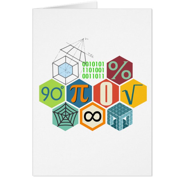 maths hälsningskort (Framsidan)