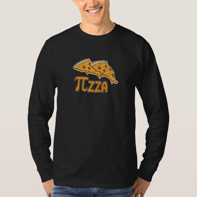 Maths Pizza Messenger T Shirt (Framsida)