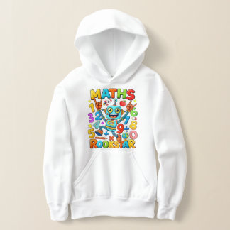 Maths Rockstar Söt Miniräknare Hoodie T Shirt