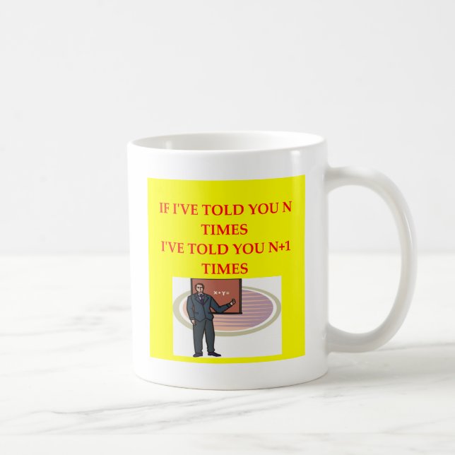 mathskämt kaffemugg (Höger)