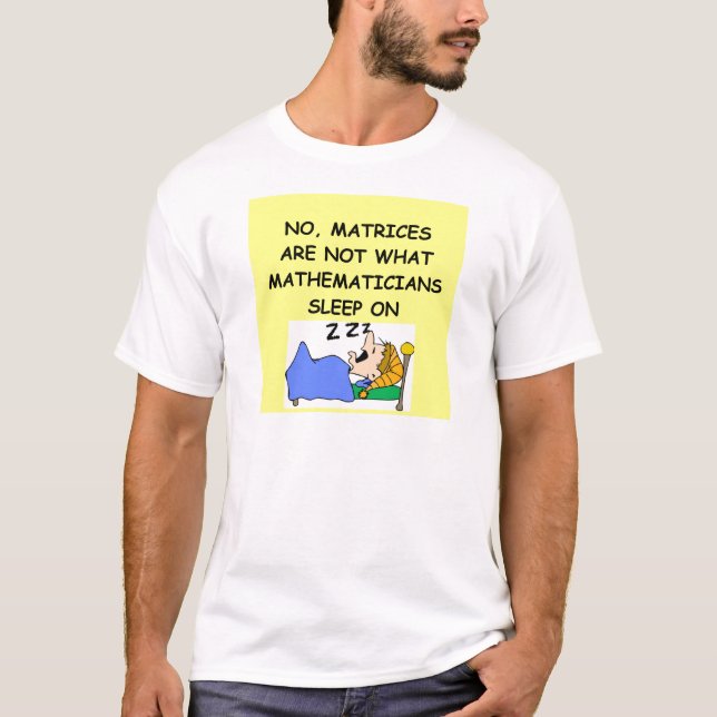 mathskämt t-shirt (Framsida)