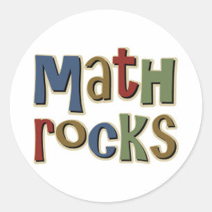 Mathstenar Runt Klistermärke