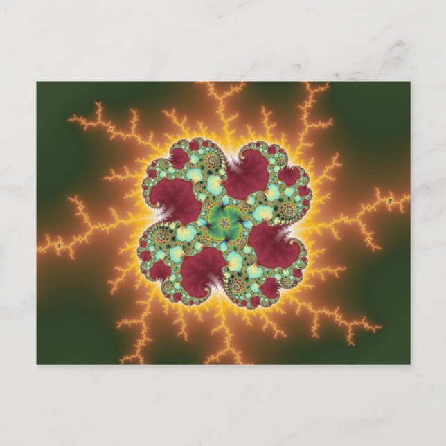 Matilda 17 - Fractal Art Vykort (Framsida)