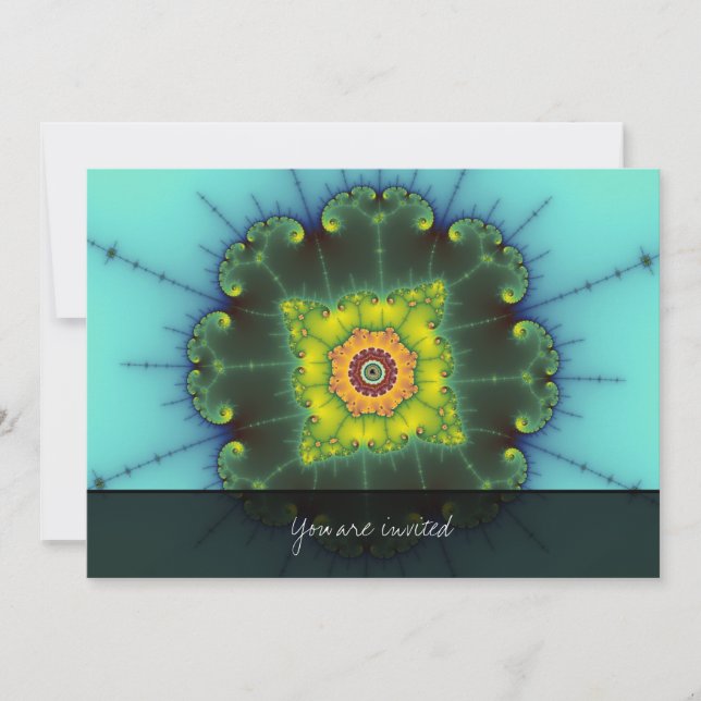 Matilda 1 - Fractal Art Inbjudningar (Framsida)