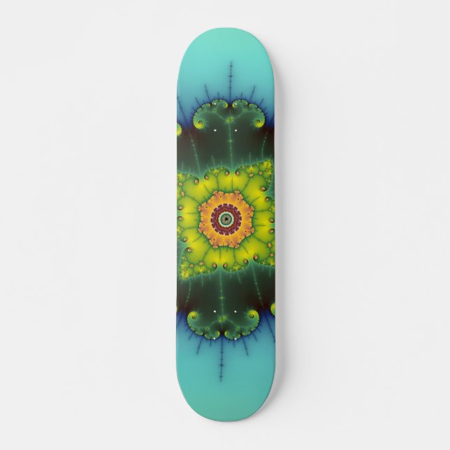 Matilda 1 - Fractal Art Skateboard Bräda 20 Cm (Framsida)