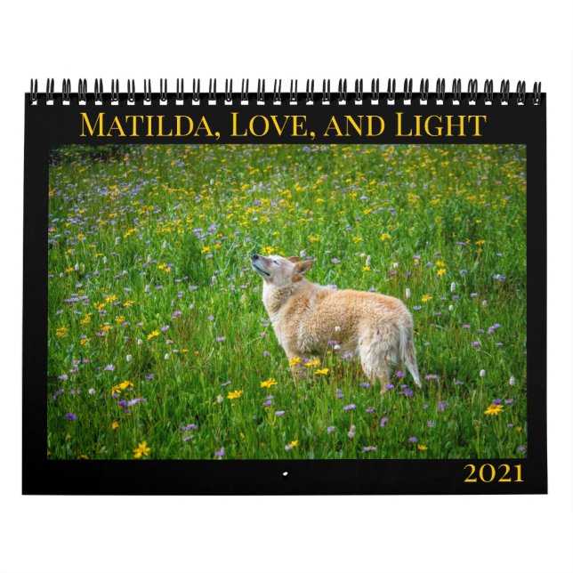 Matilda, Kärlek och Light 2021 Kalender (Omslag)