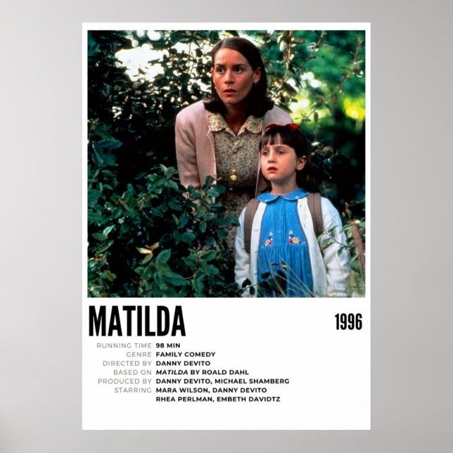 Matilda Movie V Poster (Framsidan)