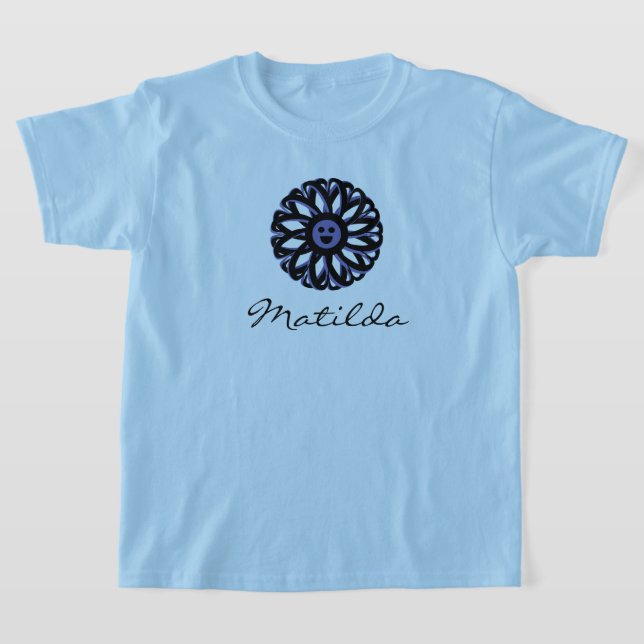 Matilda Smiling Flower Shirt T-shirt (Laydown)