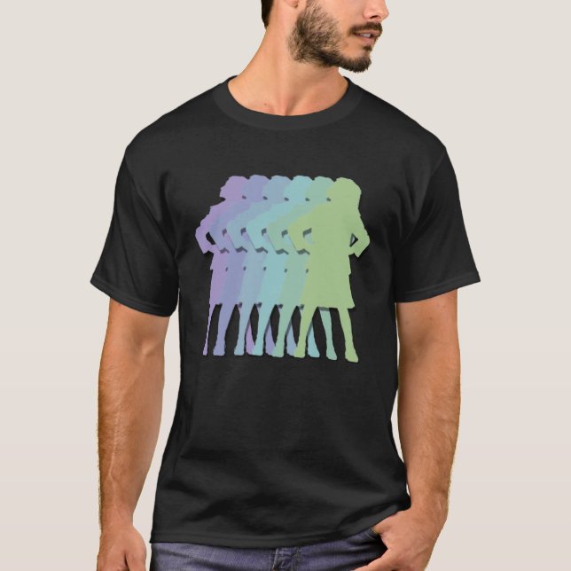 Matilda Strong gradient musical theatre stance T Shirt (Framsida)