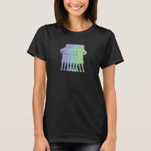 Matilda Strong gradient musikalisk teaterställning T Shirt