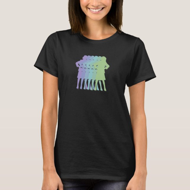 Matilda Strong gradient musikalisk teaterställning T Shirt (Framsida)