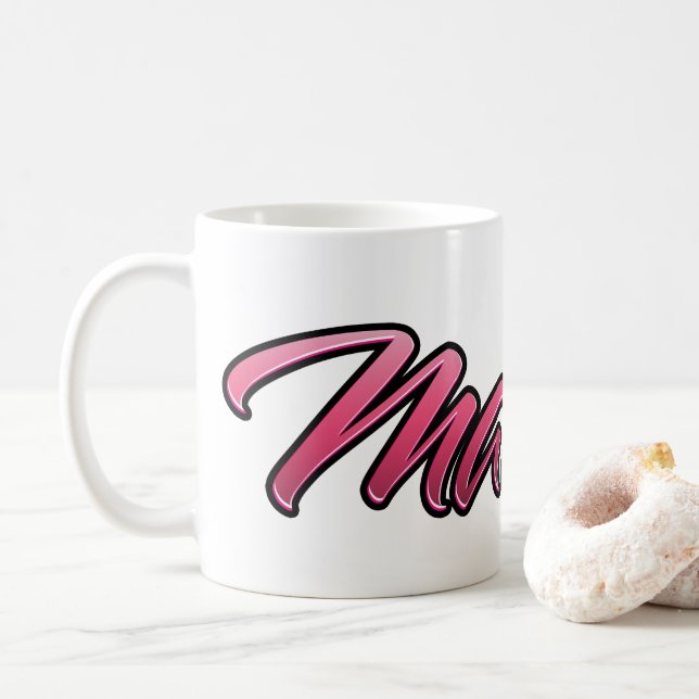 Matilde faded pink Tasse Teetasse Kaffeetasse Kaffemugg (Med munk)