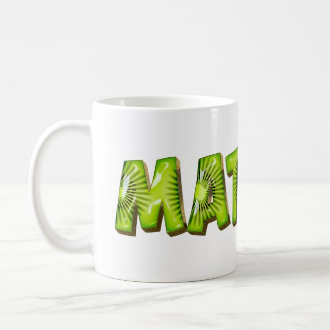 Matilde Name Kiwi Style Tasse Teetasse Kaffeetasse Kaffemugg (Vänster)