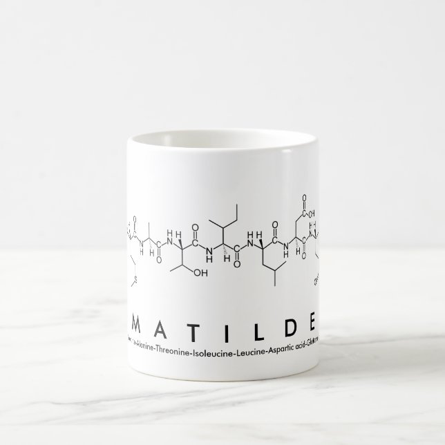 Matilde peptid namn mugg (Center)