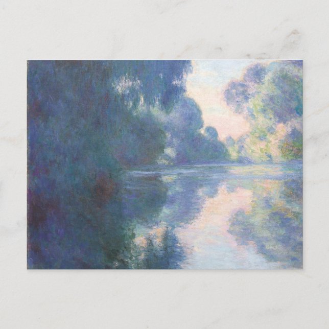 Matinee sur la Seine, 1897 (oil on canvas) Vykort (Framsida)