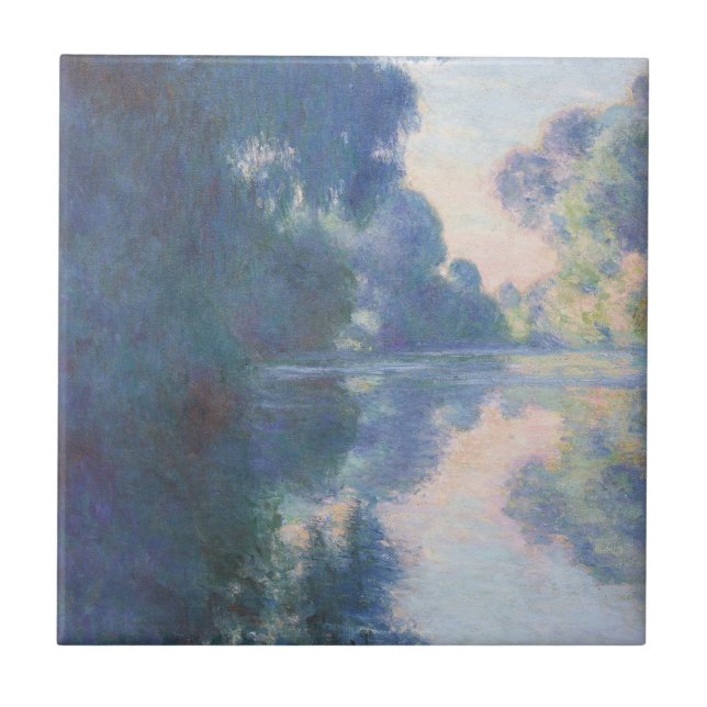 Matineesurla Seine, 1897 (olja på kanfas) Kakelplatta (Framsidan)