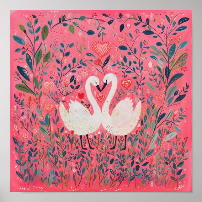 Mating Call 🦢 💕 Poster (Framsidan)