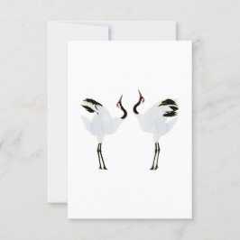 Mating Cranes Inbjudningar