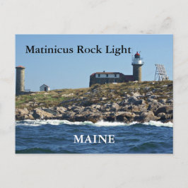 Matinicus Rock Light, Maine vykort