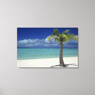 Matira Beach på ön Bora Bora, 2 Canvastryck