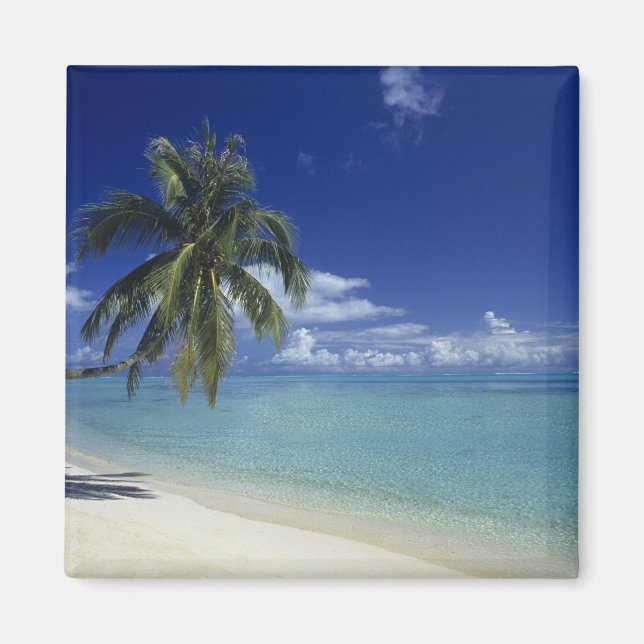 Matira Beach på ön Bora Bora, Magnet (Framsidan)