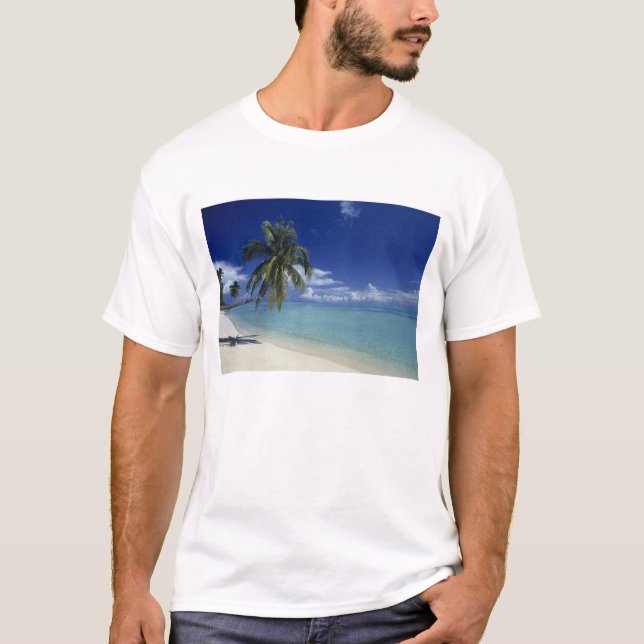 Matira Beach på ön Bora Bora, T-shirt (Framsida)