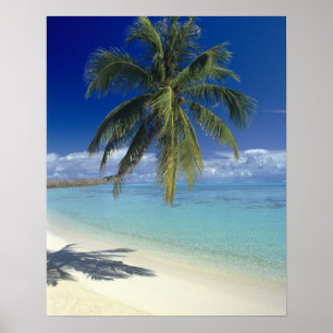 Matira-stranden på ön Bora Bora, Sällskapsöarna Poster