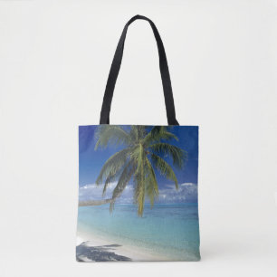 Matira-stranden på ön Bora Bora, Sällskapsöarna Tygkasse