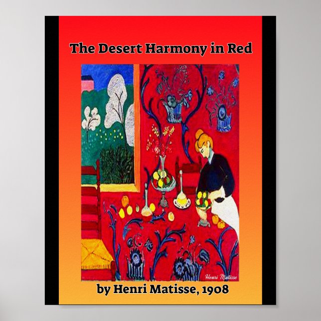 Matisse 1908 poster (Framsidan)