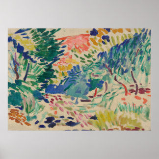 Matisse Abstrated Ligcape Wall Art Poster