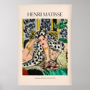 Matisse Affisch - Odalisque with Black Armchair942