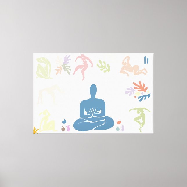 Matisse Art Meditation Inslag Canvastryck (Framsida)