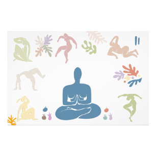 Matisse Art Meditation Inslag Fotoutvidgning Fototryck