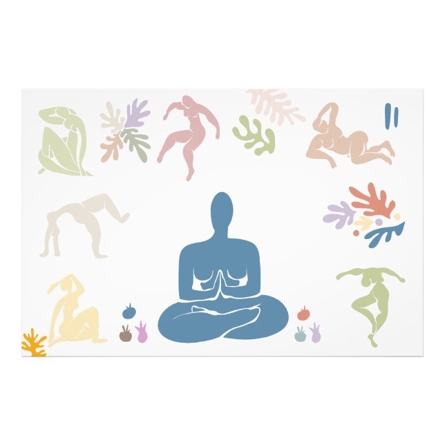 Matisse Art Meditation Inslag Fotoutvidgning Fototryck (Framsidan)
